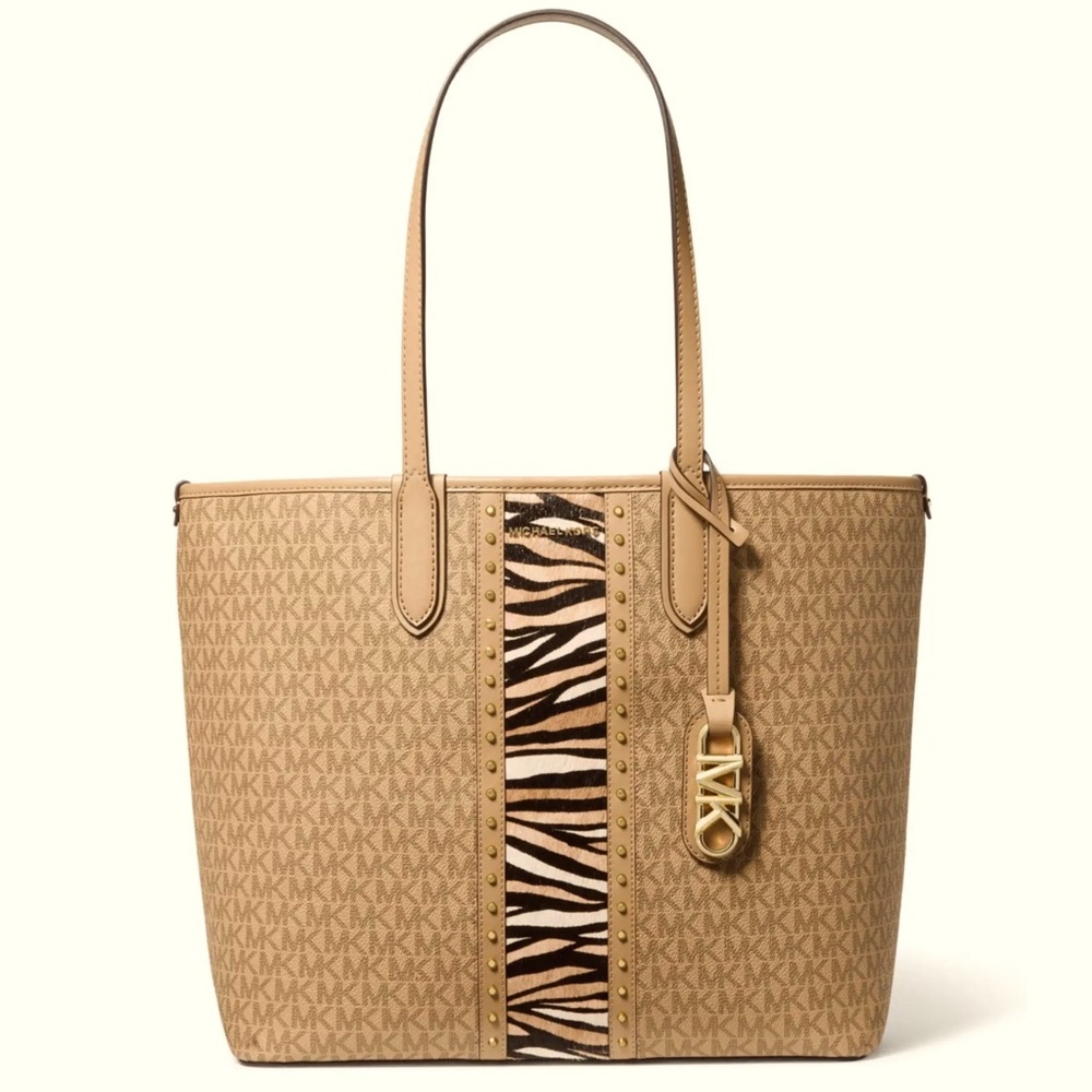 MICHAEL KORS HANDBAG # 30F3GZAT9B COLOR—  CAMEL MULTI LG EW OPEN TOTE